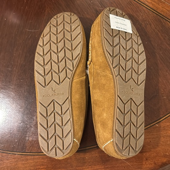 Lezly Koolaburra by UGG Cozy Flats Slip On Slippers Suede Upper Faux Fur Lining - Picture 6 of 8